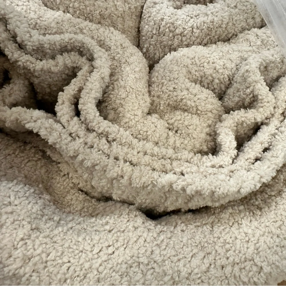 SUNDAY CITIZEN Snug Bed King Cozy Cream Blanket - Picture 5 of 7